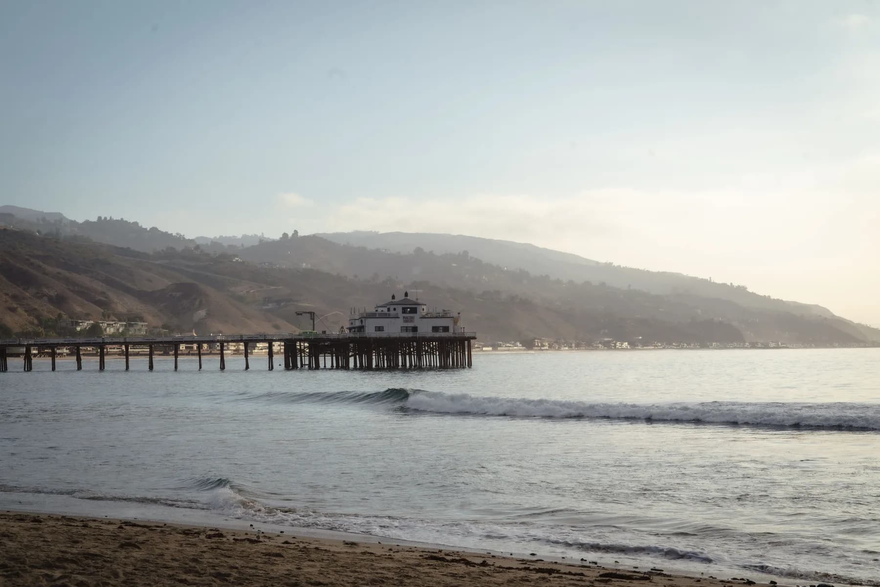 Malibu Pier on a calm morning